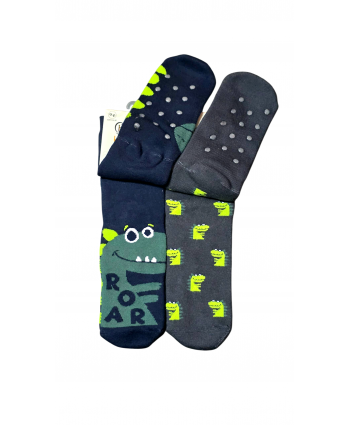 Bross детски термо чорапи 2 чифта No.31-33 крокодили